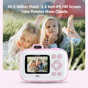Appareil photo pour enfants, écran de 2.4 pouces, impression d'images, appareil photo instantané, imprimante pour enfants