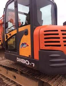 Doosan <b>8</b> <b>Ton</b> Small Crawler <b>Excavator</b> 90% New Construction DH80-7 Machinery With Engine Pump Motor Core Components - Product Image 3