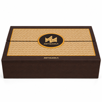 Großhandel Luxuriöse Maßgefertigte Logo-Geschenkbox für Mondkuchen mit Griff und Mehrschichtigem Stanzdesign für Mittherbstfest-Verpackungen