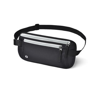 Custom Wholesale Multi Color RFID Blocking Anti Theft Hidden Passport Waist Purse Pouch Pack <b>Document</b> <b>Bag</b> Slim Travel Money Belt - Product Image 1