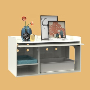 Hidden Cat <strong>Litter</strong> <strong>Box</strong> Cabinet Wooden Cat Washroom <strong>Furniture</strong> - Product Image 6