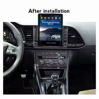 Écran Android pour voiture avec Car-play+auto, radio vidéo, écran Android pour Seat Leon 2012-2018, stéréo BT, Mirror Link, écran partagé, GPS