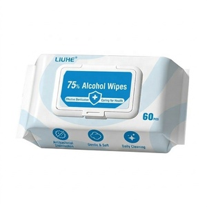 Toallitas Desinfectantes con <span class=keywords><strong>Alcohol</strong></span> para Uso Doméstico, 60 Hojas por Paquete, Personalizables, Suministro Directo de Fábrica, <span class=keywords><strong>Ingredientes</strong></span> de Alta Calidad, 99.9% de Esterilización - Product Image 3