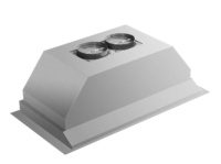 Campana Extractora Profesional de Acero Inoxidable con Doble Motor y Flujo de Aire de 1600 CFM, Certificación ETL, Bajo Nivel de Ruido, 1 Año de Garantía
