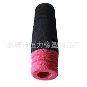 Plastic Parts Two Color <b>Sponge</b> <b>Handle</b> Cover Anti Slip For Exercise Equipment - Product Image 3
