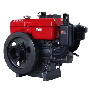 Moteur diesel monocylindre 4 temps à démarrage électrique, refroidi par eau, avec moteur professionnel - Product Image 5