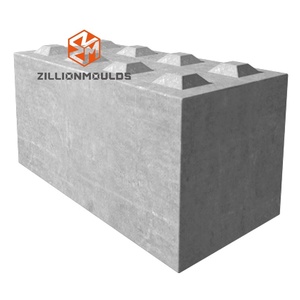 Moule en acier pour blocs de <span class=keywords><strong>mur</strong></span> de soutènement à emboîtement sans mortier, coffrage en <span class=keywords><strong>béton</strong></span> <span class=keywords><strong>Lego</strong></span> sans mortier pour <span class=keywords><strong>mur</strong></span> de gravité préfabriqué - Product Image 4