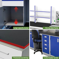 Mobilier de laboratoire industriel, banc de travail de laboratoire, table de travail, armoire de laboratoire médical