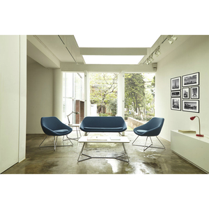 Muebles comerciales Asiento informal Sofá Conjunto de oficina Asiento de tela Recepción para <span class=keywords><strong>biblioteca</strong></span> escolar para el hogar Hotel y apartamento - Product Image 3