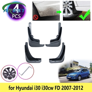 Garde-boue, accessoire de voiture, pour <span class=keywords><strong>Hyundai</strong></span> i30 i30cw FD 2007 2008 2009 2010 2011 2012 - Product Image 1