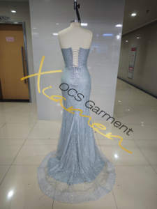 Ocstrade Aanpasbare Avondjurken Nieuwe Mode Elegante Lange Verjaardagsjurk Dames Feest Zilveren Avondjurk met Kristallen 2026 - Product Image 5