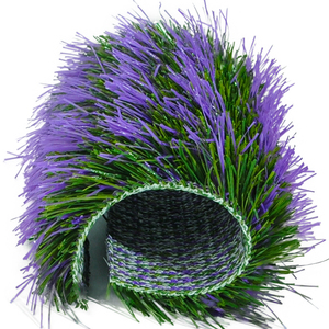 Gazon synthétique tricoté stabilisé aux UV, à longue durée de vie, rayé, <span class=keywords><strong>pour</strong></span> aménagement paysager commercial - Product Image 3