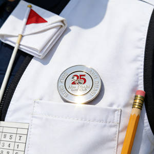 Offre Spéciale – Nouveau Design Personnalisé – Marqueur de Balle Blanc Écologique de Qualité Supérieure – Fournisseur Chinois – Jeton de Golf Type Poker - Product Image 1