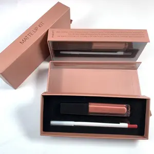 Wholesale Matte Lipstick Liner Set Vegan Lipstick And Lip Liner Pencils Private Label Lip Gloss And Liner Set