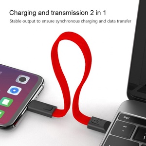 Chất Lượng Cao Đen Nylon Bện Loại C-C Dây Buộc Cáp Dữ Liệu Keychain 2.4A Sạc Nhanh Cáp <span class=keywords><strong>Usb</strong></span> - Product Image 4