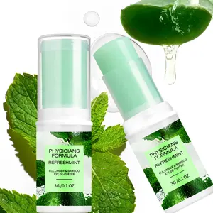 Refreshing Cooling Mint Cucumber Bamboo Eye Stick Under Eye Aloe Repair Cream For Dark Circles Puffiness Dermatologist Tested