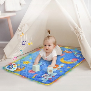 Alfombra de Juego Plegable Ecológica con Luz Musical para Bebés y Niños Pequeños, Tapete de Dormir Suave para Gatear - Product Image 3