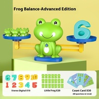 Jouets mathématiques interactifs numériques en forme de grenouille pour enfants, éducation précoce, développement cognitif, pensée logique parent-enfant