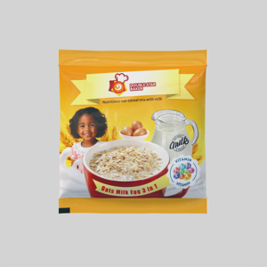 Flocons d'avoine instantanés 3 en 1 certifiés halal, mélange nutritif d'avoine et de céréales avec du lait et de l'œuf pour le <span class=keywords><strong>petit</strong></span>-<span class=keywords><strong>déjeuner</strong></span> - Product Image 1