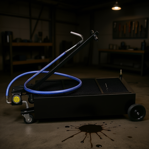 D0100X326EX Drainage d'huile à profil bas, pompe électrique de 20 gallons, dispositif de drainage pour équipement de champ pétrolier - Product Image 2