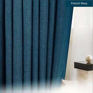 Rideaux robustes anti-UV, occultants, pour salon, balcon, style minimaliste, hôtel, textile de maison - Product Image 1