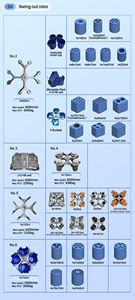 Benchtop 3000 מ "ל קיבולת אופקית דלי נדנדה 4x500 מ" ל צנטריפוגה לברים ומטבחים - Product Image 6
