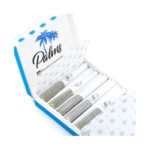 Pre Rolled Cones Boxes sampler cigarette pack custom lid hinged paper pre roll cone box