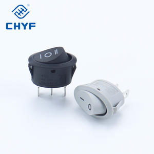 Sakelar Rocker Tahan Air CHYF 20A 250VAC dengan Lampu LED Merah 3Pin SPST ON/OFF untuk Mobil & Kapal Model KCD1 - Product Image 4