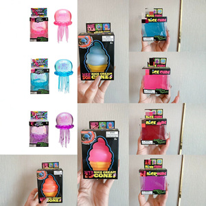Juguete Antiestrés de Maltosa con Múltiples Diseños de Medusas y Helados, Cubo de Maltosa, Juguete Blandito Rojo Needoh, Venta al por Mayor de Fábrica - Product Image 1