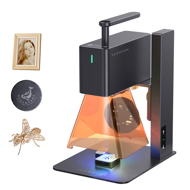 Laser Engraver Laserpecker Engraving Machine for Wood Leather and Painted Metal DIY or Logo Engraving