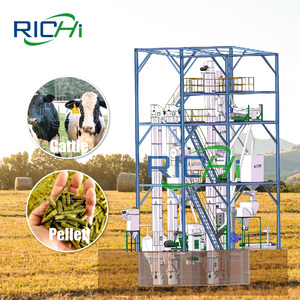 Richi Hot Bán 3-4t/h bê bò gia súc thức ăn chăn nuôi dòng - Product Image 1