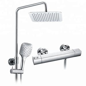 Sistema <span class=keywords><strong>de</strong></span> <span class=keywords><strong>Ducha</strong></span> Termostático HIMARK para Baño, <span class=keywords><strong>Grifo</strong></span> <span class=keywords><strong>de</strong></span> <span class=keywords><strong>Ducha</strong></span> con Cabezal <span class=keywords><strong>de</strong></span> <span class=keywords><strong>Ducha</strong></span> LED <span class=keywords><strong>de</strong></span> Techo - Product Image 2