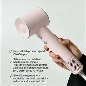Secador de Pelo Eléctrico HD16 de Alta Velocidad, 1600W, Motor Iónico DC, ABS, Mini, 3 Velocidades, Protección Térmica, Boquilla Concentradora, para Uso Doméstico y Profesional - Product Image 6
