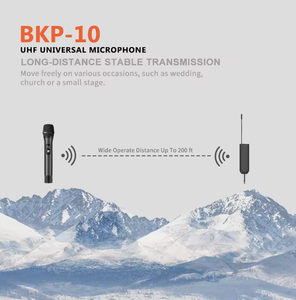 UHF kablosuz mikrofon kayıt Karaoke el <span class=keywords><strong>MIC</strong></span> ile şarj edilebilir lityum pil alıcı için sahne şarkı hoparlörler - Product Image 5