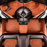 Tapis de sol de voiture sur mesure, fabrication en usine, revêtement de sol en cuir PU imperméable pour toutes les voitures