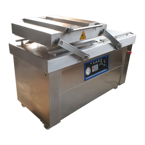 Macchina confezionatrice sottovuoto verticale a doppia camera interna a polvere solida per granuli di pelle sigillante per mantenere la muffa fresca - Product Image 2