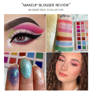 Palette <span class=keywords><strong>Ombretti</strong></span> 28 Colori con Logo Personalizzato, Facili da <span class=keywords><strong>Sfumare</strong></span>, Glitter Resistenti allo Sbiadimento, Etichetta Privata, <span class=keywords><strong>Ombretti</strong></span> Altamente Pigmentati - Product Image 6