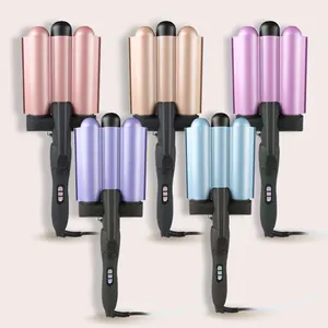 Customized Electric Curling Iron Flat Irons professional hair curler Curlers Rollers Metal Hair Curler rotating curling iron