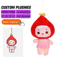 Boneka Hewan Lucu Custom 30cm Isi Kapas PP Lembut OEM ODM 100 Pcs MOQ untuk Hadiah Anak Pesta Grosir
