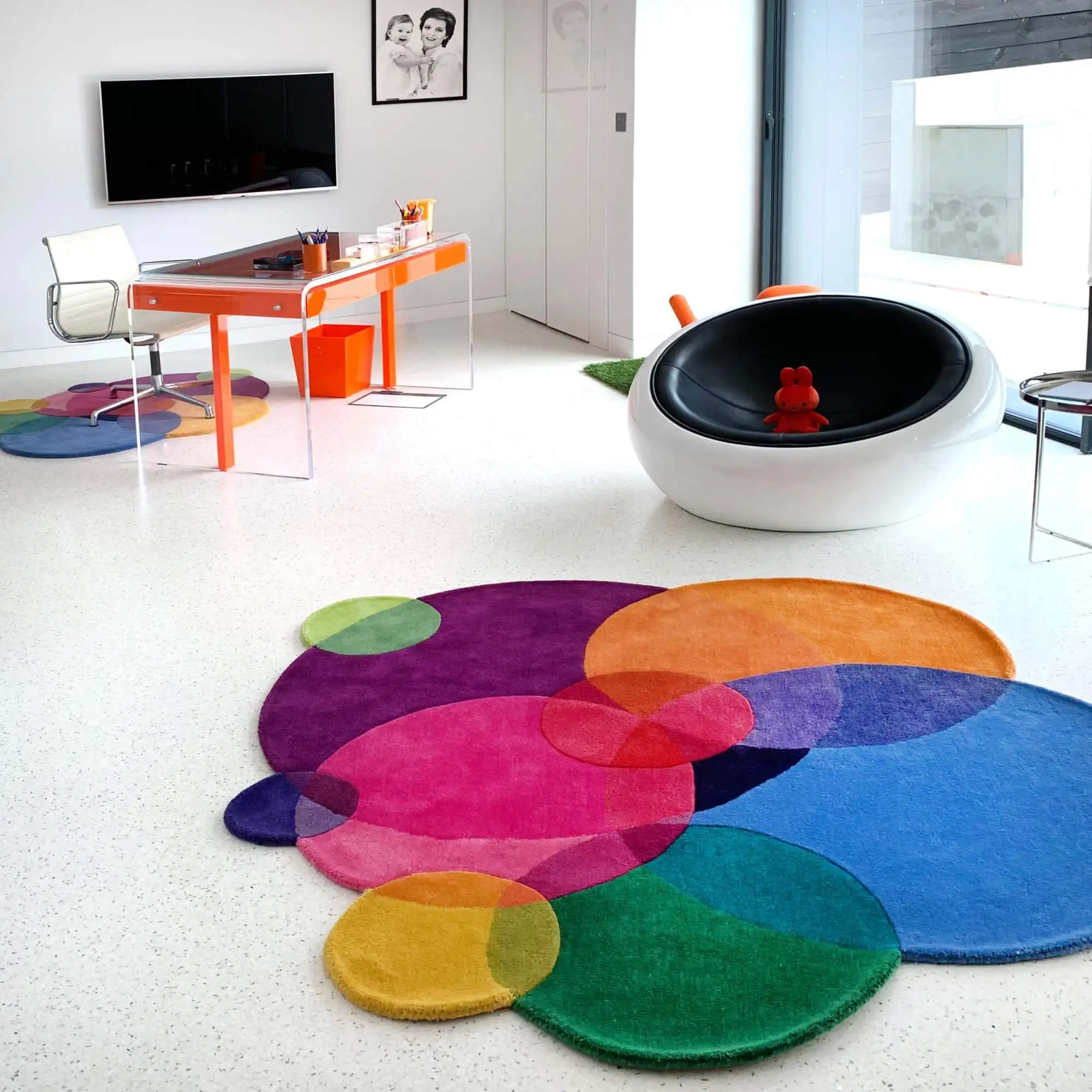 Luxus Home Center Graue Teppiche 3d Flauschige Teppiche für Wohnzimmer Amine Cartoon Area Rug