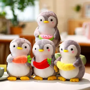 8 Inches Plushies Cartoon Zoo Animal Toy Soft Stuffed Plush Penguin Toys For Children