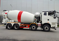 Camion malaxeur à ciment SY412C-8S, 315 ch, grand réservoir d'eau, pour le développement immobilier urbain, en état de marche