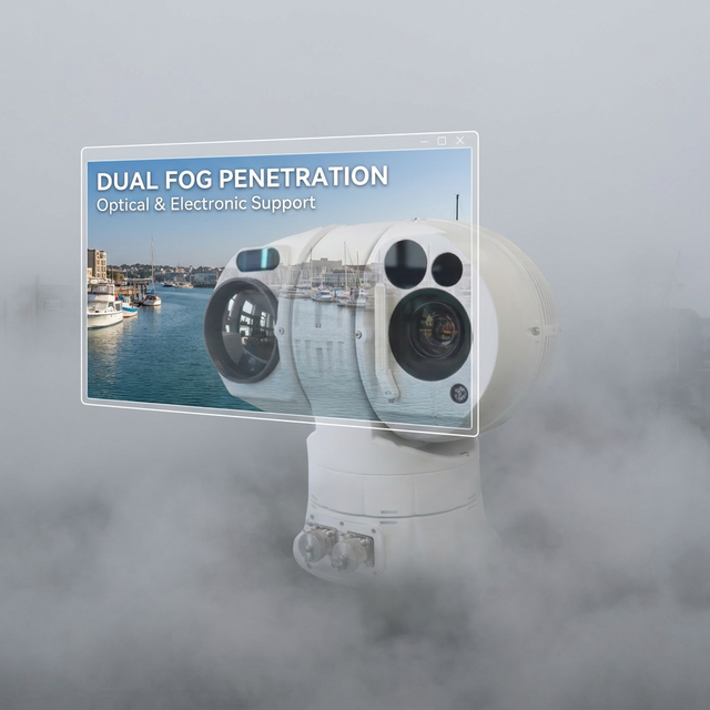 Tactical EO/IR Gimbal 2.5KM Range Dual-Spectrum Intelligence Camera Defense System with Cloud Control