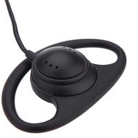 Casque de musique filaire en forme de D Écouteurs mono stéréo pour système de guide touristique Interface 3.5mm Écouteurs personnalisables OEM