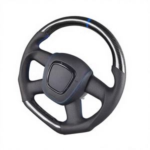 Volante de Coche de Fibra de Carbono Forjado con LED y Alcántara para <span class=keywords><strong>Audi</strong></span> A4 B8 B8.5 <span class=keywords><strong>A6</strong></span> C7 C7.5 <span class=keywords><strong>S</strong></span> <span class=keywords><strong>Line</strong></span> 2011 2012 2013 2014 <span class=keywords><strong>2015</strong></span> 2016 2017 - Product Image 3