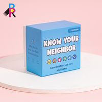Cartes de jeu de conversation pour couples et amis, impression personnalisée, papier cartonné, revêtement brillant ou mat, vente chaude, design CMYK
