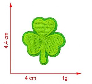 Parche Bordado Termoadhesivo con Borde Brillante Verde para el Día de San Patricio, para Decoración de Ropa y Sombreros - Product Image 6