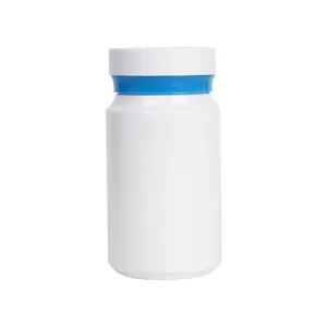 120mlサプリメントボトルプラスチック、シール付き空シリンダー薬用ビタミン包装子供用ピルボトル