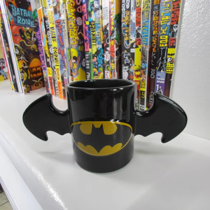 New Justice League Ceramic <strong>Mugs</strong> Coffee <strong>Mug</strong> High Quality Creative Superhero Coffee Milk Tea Cup 3D Bat <strong>Mug</strong> With Black wings - Product Image 1
