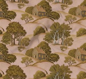 Botanical Trees Please <b>Window</b> Curtains Dense Floral Design 70% Light Blocking Elegant Fabric Curtain Panels for Living Room - Product Image 5